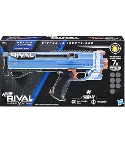 NERF Perses Mxix-5000 Rival Motorized Blaster (Blue) - Fastest